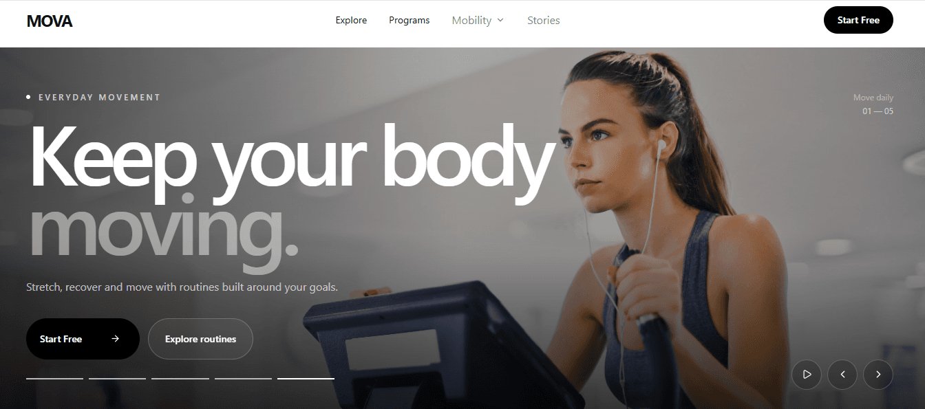 MOVA mobility and recovery platform